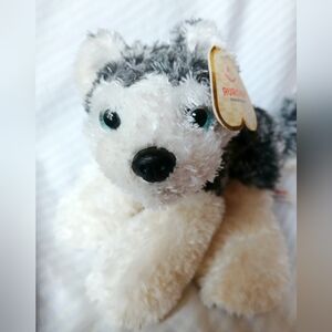 New With Tags Aurora Plush Husky Puppy YUKON Mini Dog